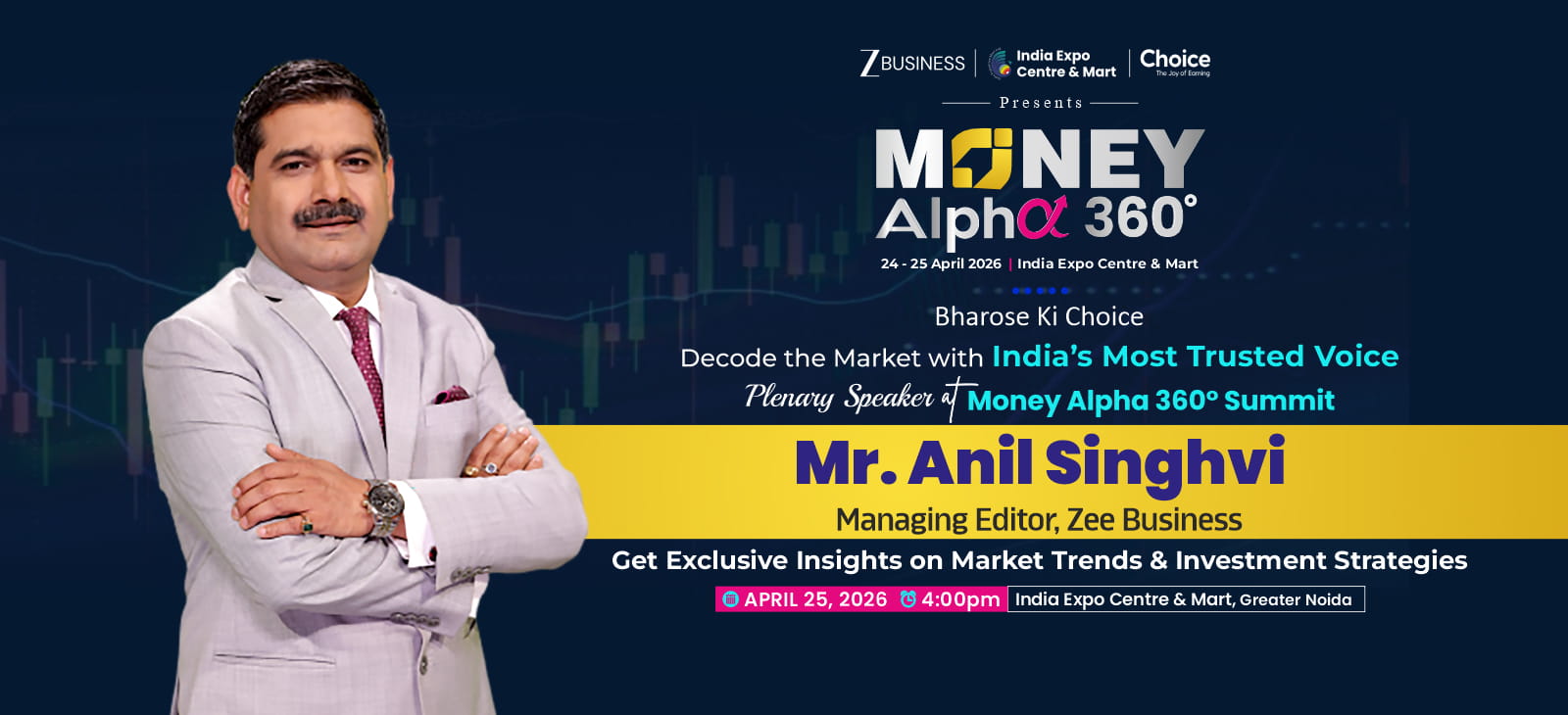 Money Alpha 360 Expo Web Banner - Mr. Anil Singhvi